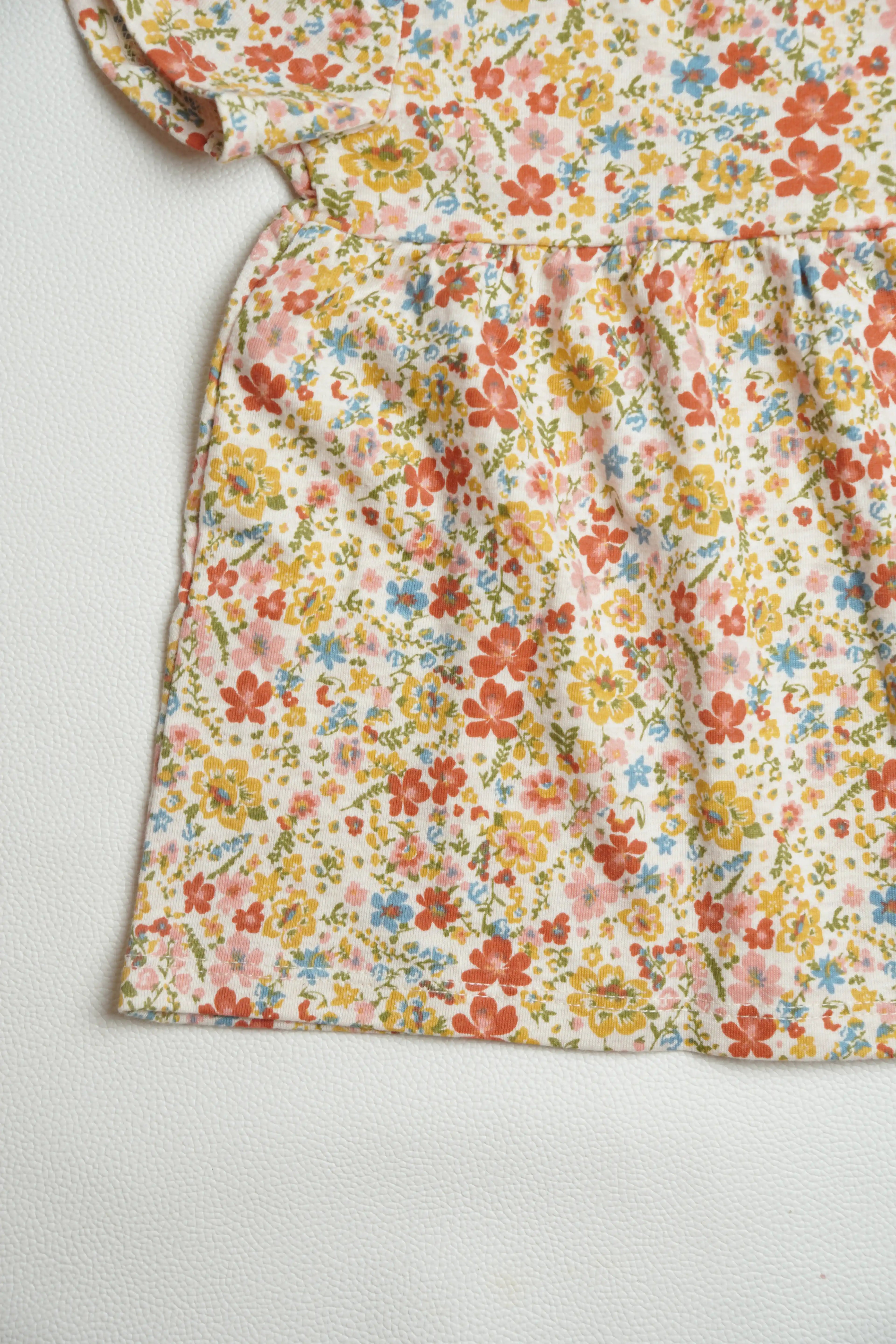 Floral Half Sleeve | Peplum Tops