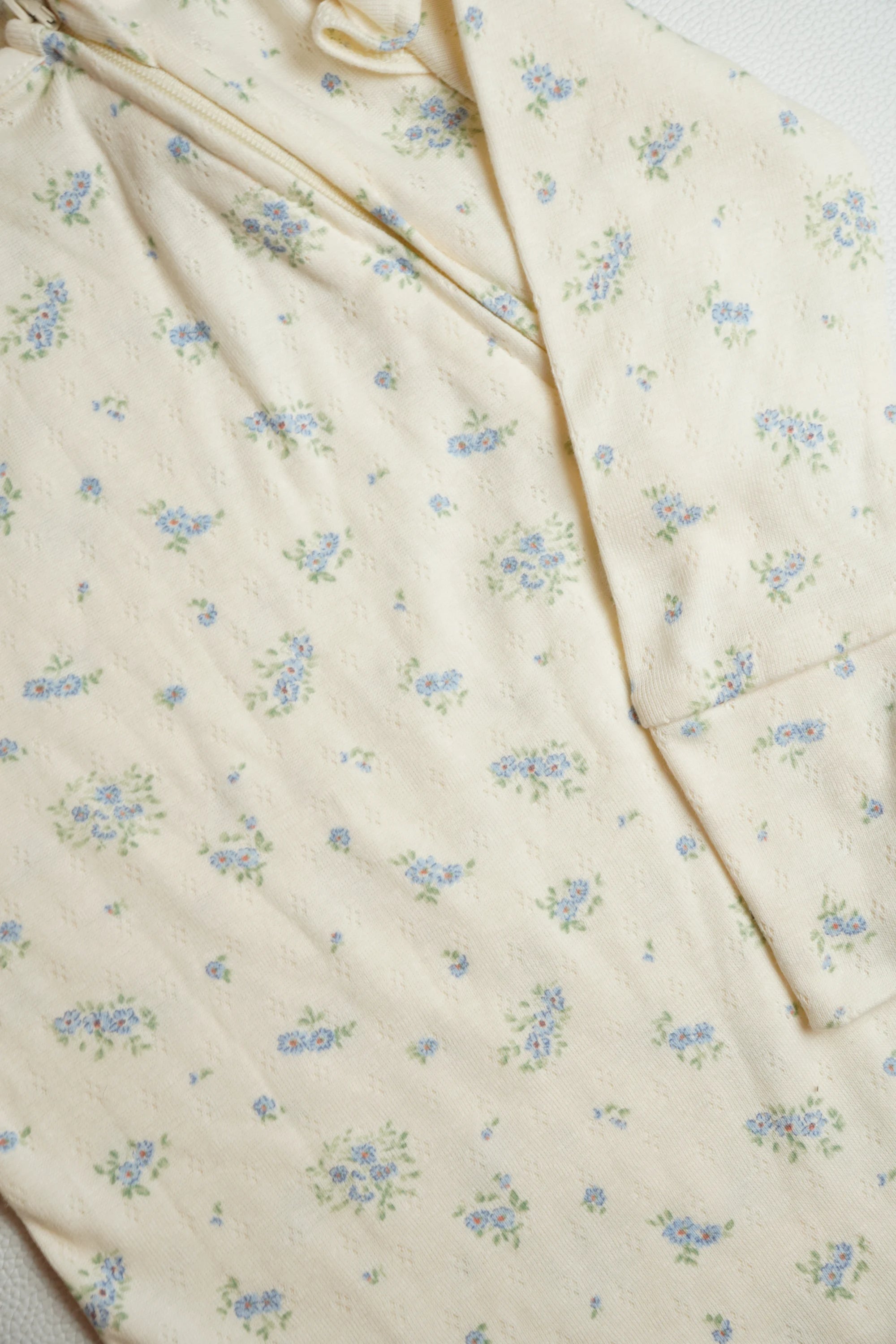 Cream & Blue Floral | Jumpsuit