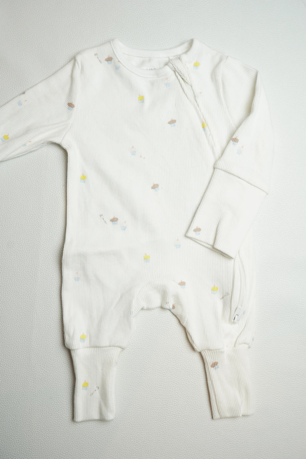 White ribbed cupcake | Jumpsuit
