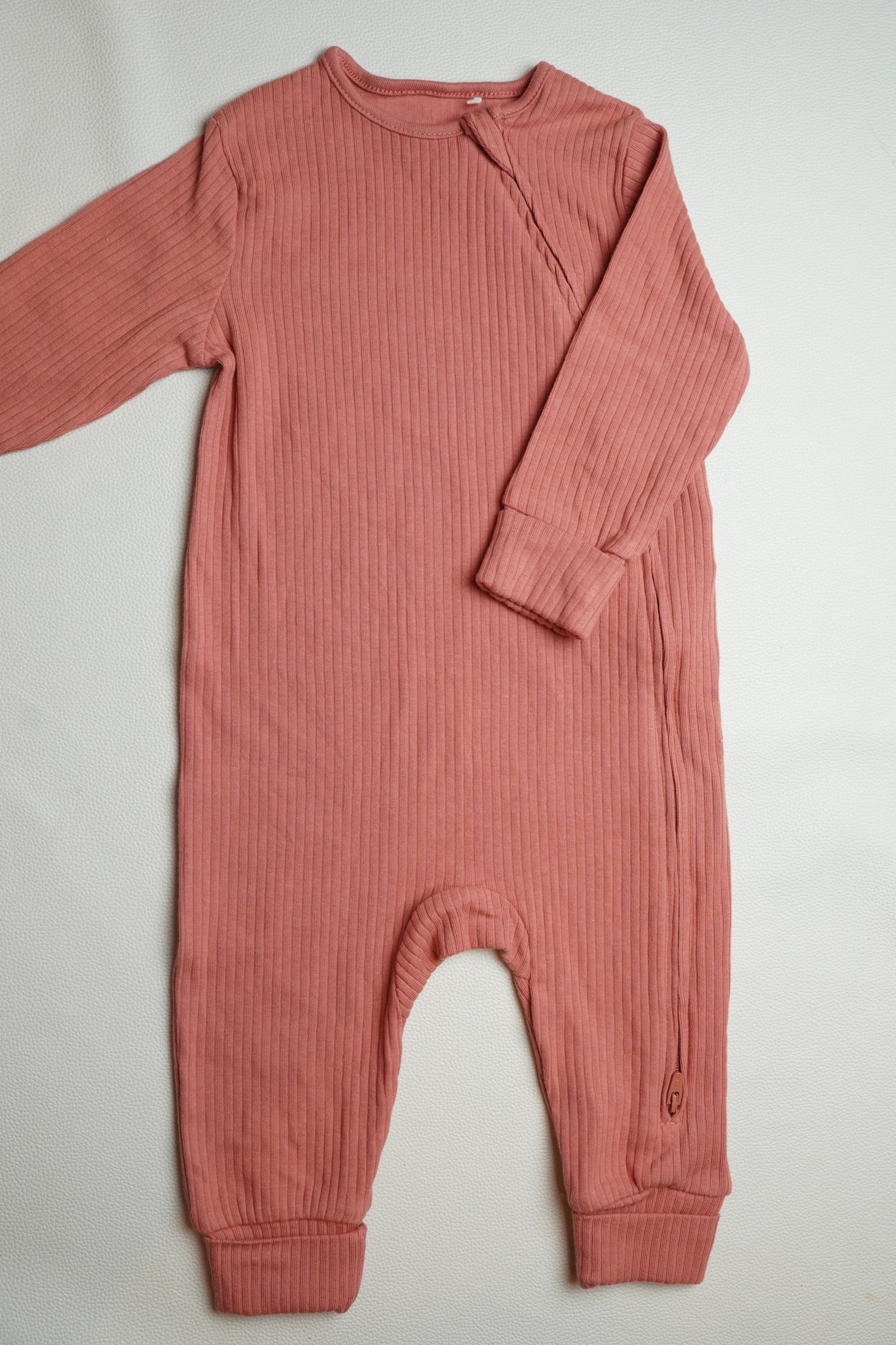Rust Ribbed | Jumpsuit