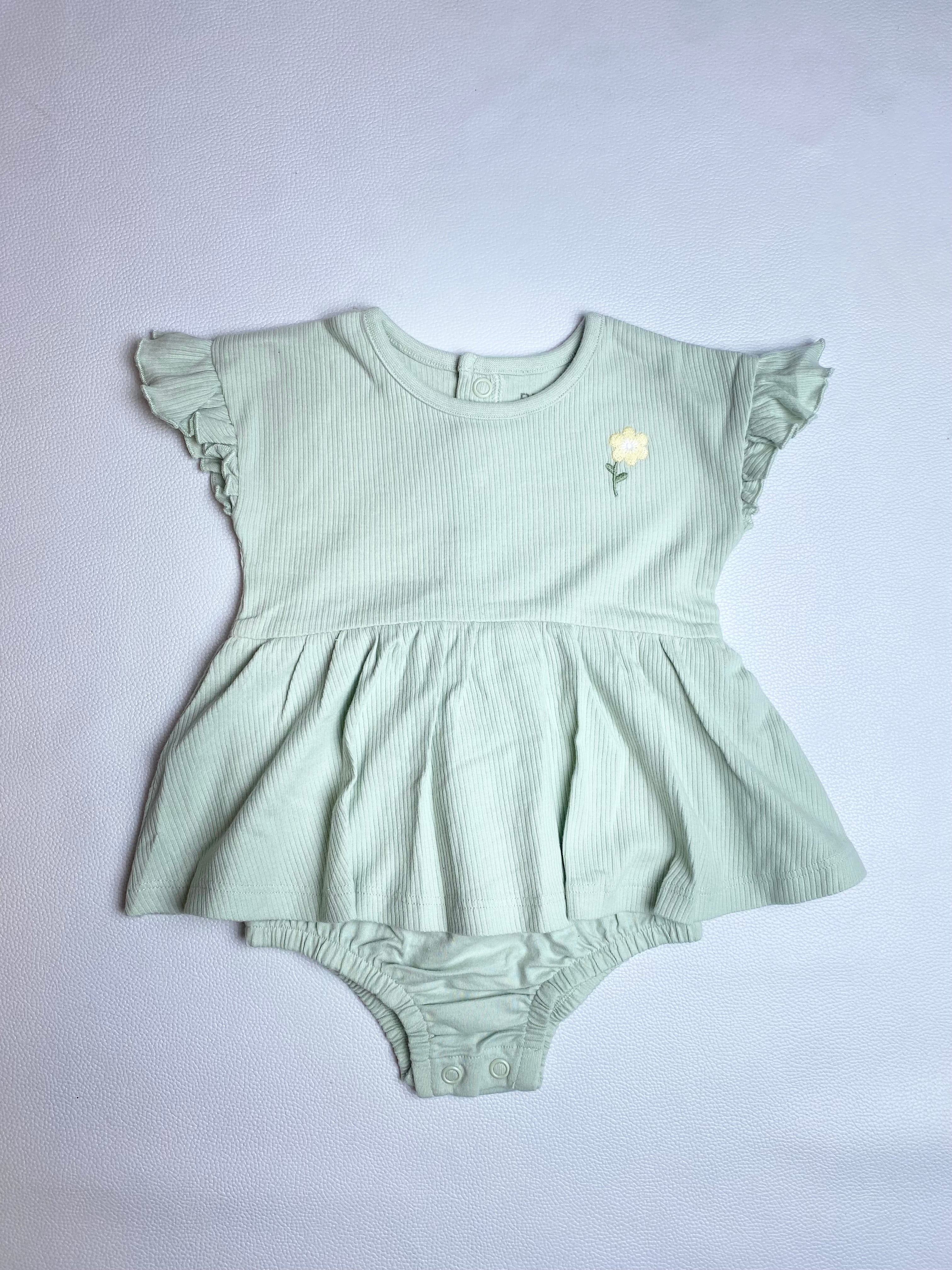 GREEN ONESIE | FROCK